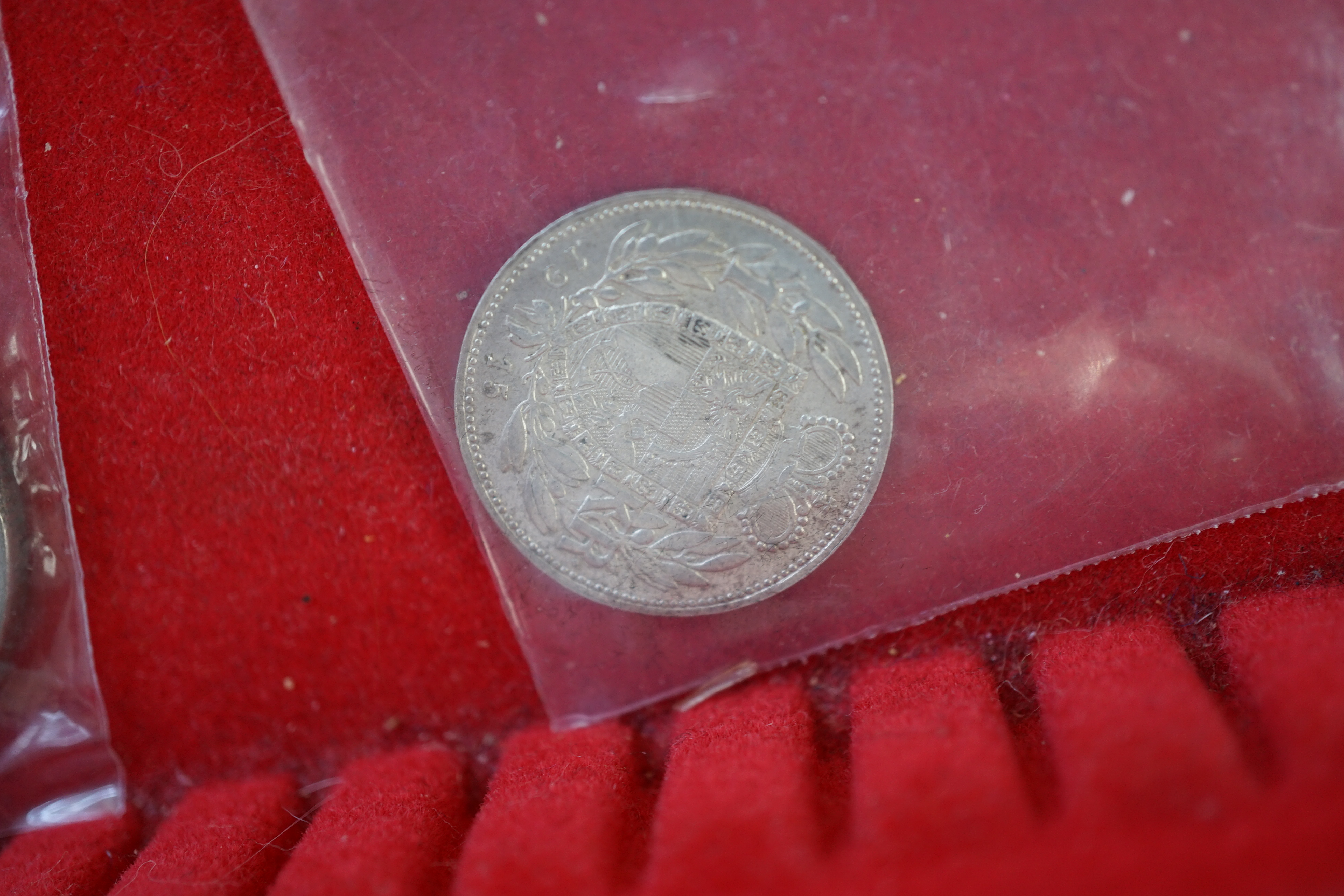 European coins, 18th - 20th century, including German states – Prussia, 1817A one Thaler, 1841A five marks, 1876B five marks, Switzerland, 1890 five francs, Austrian empire, 1900KB five korona, Spain 1871 five pesetas, 1